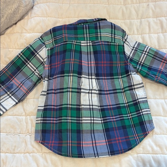 Ralph Lauren Blue and Green Button Down Shirt - Picture 5 of 5